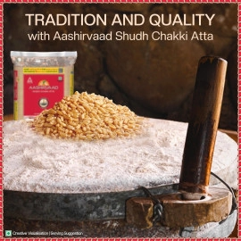 Aashirvaad Shudh Chakki Atta, 5kg Pack, 100% Whole Wheat Flour, 0% Maida