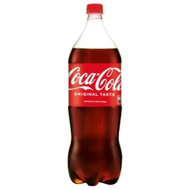 Coca-Cola Original Taste Cola Soft Drink Pet Bottle, 2 L