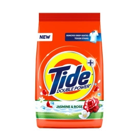 Tide Plus Detergent Washing Powder - 1kg | Jasmine & Rose Fragrance | Removes deep-seated Oil, Gravy, Tea Stains | 1kg, Pack of 1