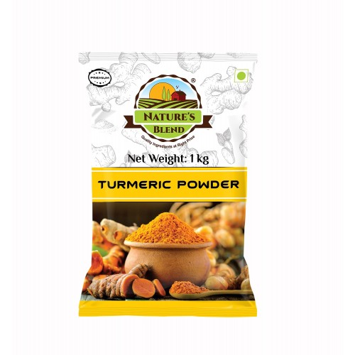 Nature's Blend Haldi/ Turmeric Powder 1 Kg Premium (Pack of 1)