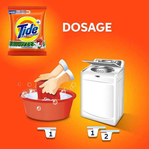 Tide Plus Double Power Detergent Washing Powder Jasmine & Rose 7kg + 3kg FREE