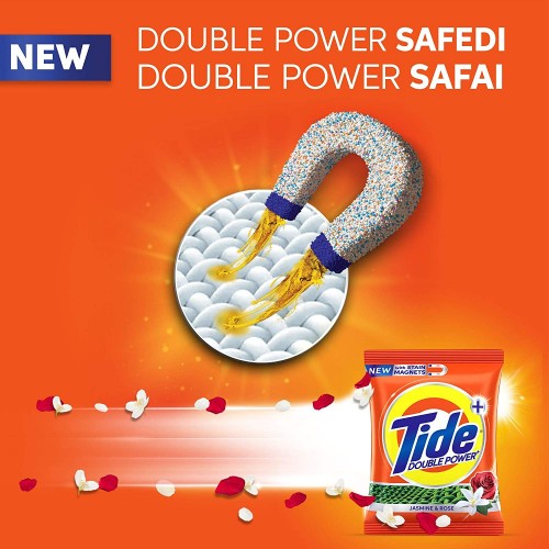 Tide Plus Double Power Detergent Washing Powder Jasmine & Rose 7kg + 3kg FREE