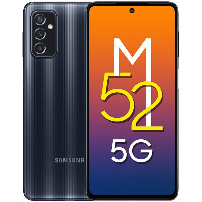 Samsung Galaxy M52 5G (Blazing Black, 6GB RAM, 128GB Storage) Latest Snapdragon 778G 5G | sAMOLED 120Hz Display
