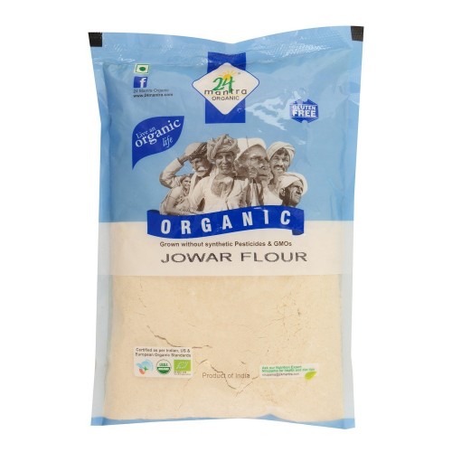 24 Mantra Organic Jowar (Sorghum) Flour, 500g