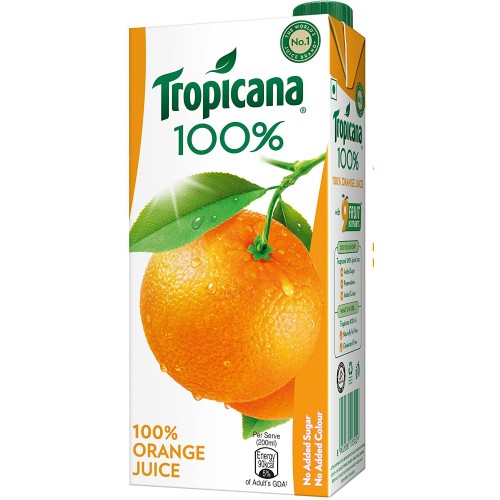 Tropicana Orange 100% Juice, 1000ml