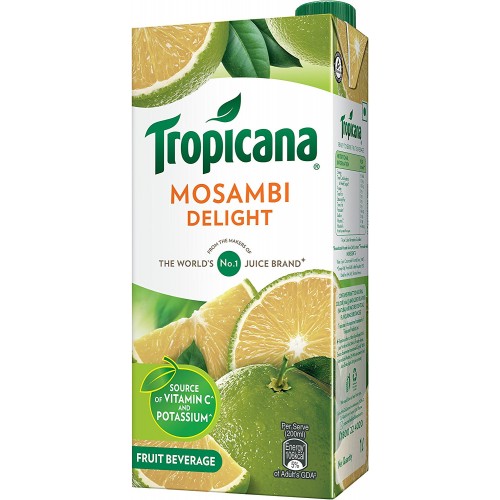 Tropicana Mosambi Delight Fruit Juice, 1000ml