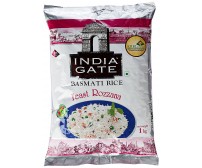 India Gate Basmati Rice Pouch, Feast Rozzana, 1kg
