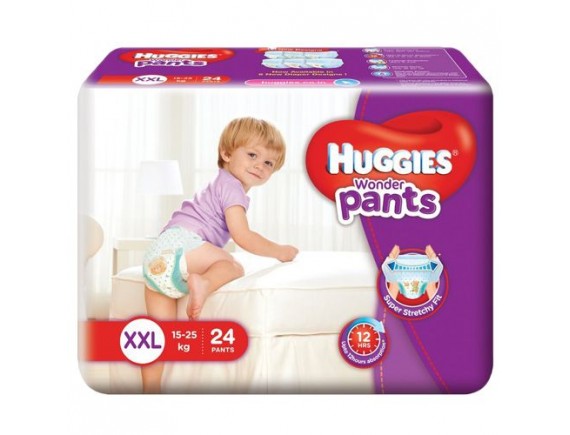 Huggies wonder pants double extra large size diapers