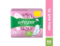 Whisper sanitary pads xl ultra soft